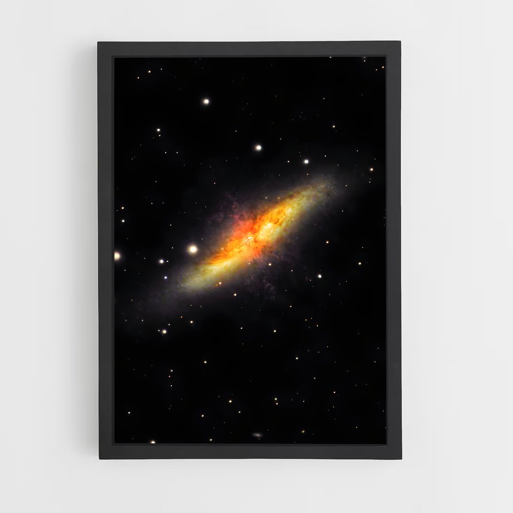 Poster splendide galaxie Cigare (vue 2)